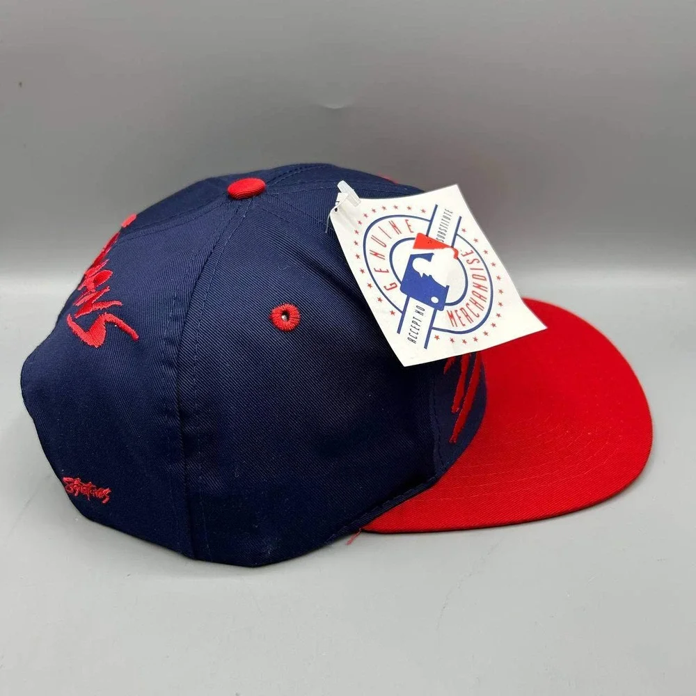 Vintage Cleveland Indians Guardians Hat Men Signatures Snap Back Cap New